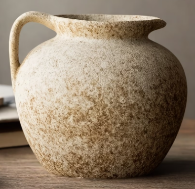 SINGLE BROWN VASE